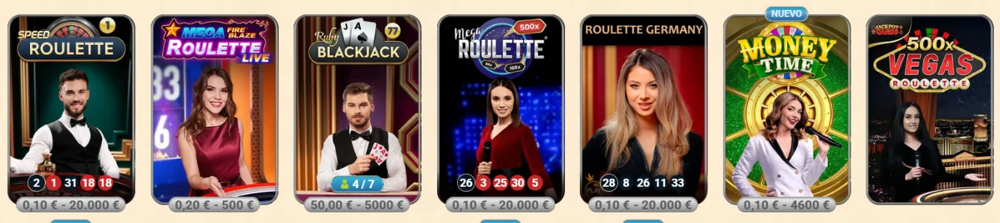 Casino en vivo 